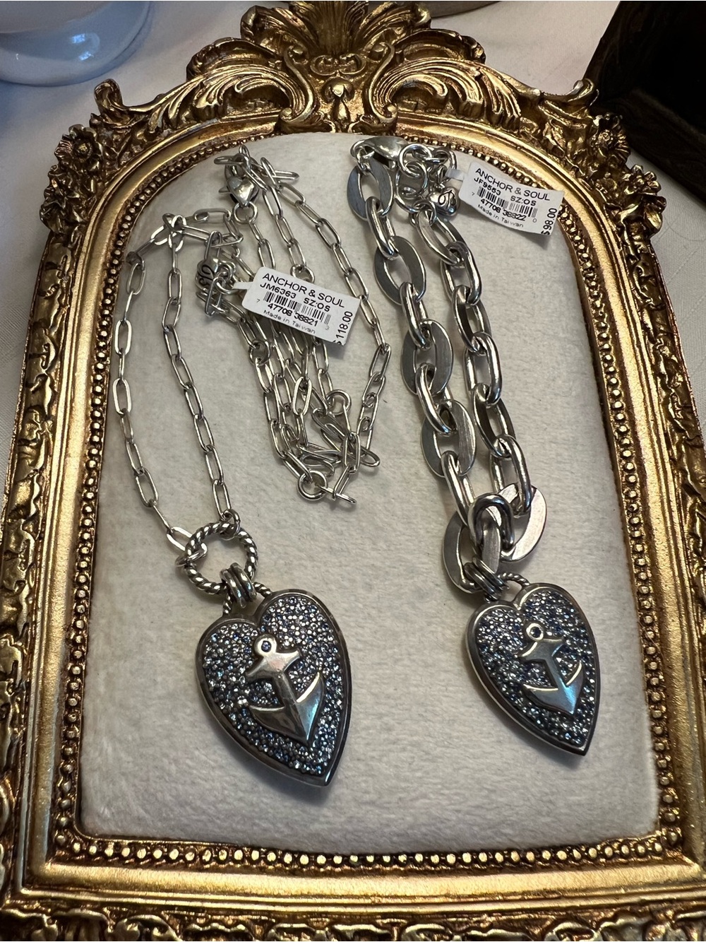 Brighton Anchor & Soul Reversible Necklace